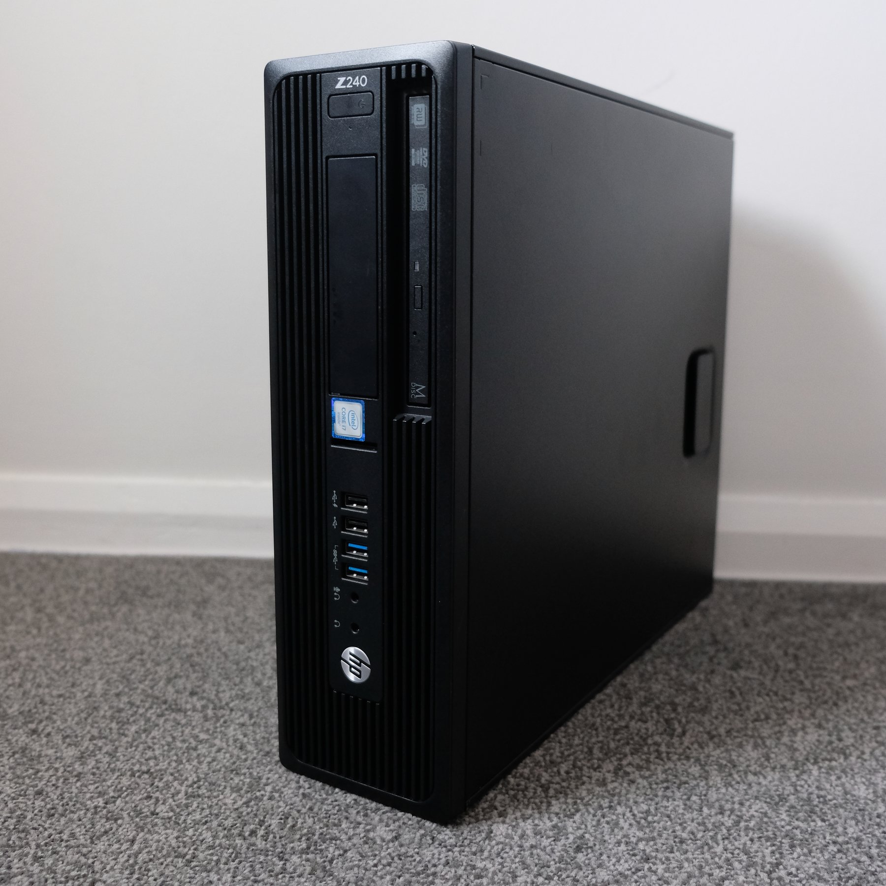 Exterior of the HP Z240 SFF